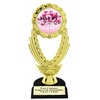 Valentine - Heart Theme trophy.  Great trophy for your pageants, events, contests and more!   ph44