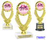 Valentine - Heart Theme trophy.  Great trophy for your pageants, events, contests and more!   ph44