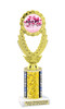  Valentine - Heart theme trophy.   Great trophy for your Valentine events, costume contests, pageants and more. ph44