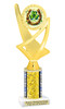 St Patrick's Day Theme trophy. Great trophy for your pageants, events, contests and more!  Choice of color and trophy height.  Ph107