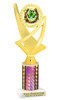St Patrick's Day Theme trophy. Great trophy for your pageants, events, contests and more!  Choice of color and trophy height.  Ph107