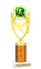 St Patrick's Day Theme trophy. Great trophy for your pageants, events, contests and more!  Choice of color and trophy height.  Ph28
