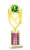 St Patrick's Day Theme trophy. Great trophy for your pageants, events, contests and more!  Choice of color and trophy height.  Ph28