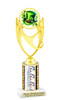 St Patrick's Day Theme trophy. Great trophy for your pageants, events, contests and more!  Choice of color and trophy height.  Ph28