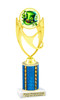 St Patrick's Day Theme trophy. Great trophy for your pageants, events, contests and more!  Choice of color and trophy height.  Ph28