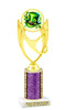 St Patrick's Day Theme trophy. Great trophy for your pageants, events, contests and more!  Choice of color and trophy height.  Ph28