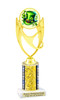 St Patrick's Day Theme trophy. Great trophy for your pageants, events, contests and more!  Choice of color and trophy height.  Ph28