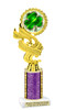 St Patrick's Day Theme trophy. Great trophy for your pageants, events, contests and more!  Choice of color and trophy height.  Ph40