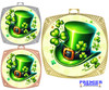 St Patrick's Day theme Medal. Festive medals for your St Patrick's Day themed pageants, contests, Parades and more.  Choice of medal finish.  929