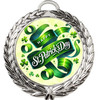 St Patrick's Day theme Medal. Festive medals for your St Patrick's Day themed pageants, contests, Parades and more.  Choice of medal finish.  md52