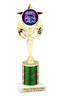 Patriotic theme trophy for your patriotic pageants, 4th of July events, contests, and more!  Choice of color and trophy height.  7517
