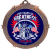 Patriotic-USA medal available in gold, silver or bronze. Great for your patriotic events, Patriotic themed pageants, 4th of July cookout events and more.  