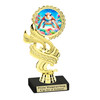 Sea Turtle trophy that will be a great award for your themed pageants, summer events, Under The Sea pageants, contests and more.  6" to 8" tall. 