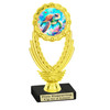 Sea Turtle trophy that will be a great award for your themed pageants, summer events, Under The Sea pageants, contests and more.  6" to 8" tall. 
