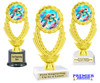 Sea Turtle trophy that will be a great award for your themed pageants, summer events, Under The Sea pageants, contests and more.  6" to 8" tall. 