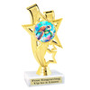 Sea Turtle trophy that will be a great award for your themed pageants, summer events, Under The Sea pageants, contests and more.  6" to 8" tall. 