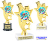 Sea Turtle trophy that will be a great award for your themed pageants, summer events, Under The Sea pageants, contests and more.  6" to 8" tall. 
