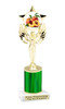 Peach theme trophy for your Peach  pageants, festivals, contests, and more!  Choice of color and trophy height. 