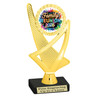 Family reunion trophy. 6" - 8" tall.  Great for your Family Reunion games, contests, activities and more.