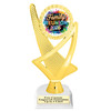 Family reunion trophy. 6" - 8" tall.  Great for your Family Reunion games, contests, activities and more.