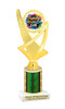 Family reunion trophy.   Great for your Family Reunion games, contests, activities and more.  Choice of color and trophy height. 