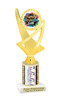 Family reunion trophy.   Great for your Family Reunion games, contests, activities and more.  Choice of color and trophy height. 