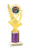 Family reunion trophy.   Great for your Family Reunion games, contests, activities and more.  Choice of color and trophy height. 