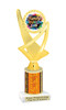 Family reunion trophy.   Great for your Family Reunion games, contests, activities and more.  Choice of color and trophy height. 