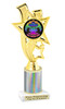 Family reunion trophy.   Great for your Family Reunion games, contests, activities and more.  Choice of color and trophy height. 