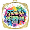 Family Reunion medal available in gold, silver or bronze. Great for your Family Reunion games, contests, activities and more