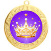 Crown theme medal available in gold, silver or bronze. Great for your Pageants, contests, activities and more