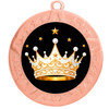 Crown theme medal available in gold, silver or bronze. Great for your Pageants, contests, activities and more