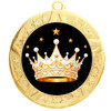Crown theme medal available in gold, silver or bronze. Great for your Pageants, contests, activities and more