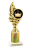 Crown theme trophy.   Great for your Pageants, contests, activities and more  Choice of color and trophy height. 