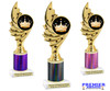 Crown theme trophy.   Great for your Pageants, contests, activities and more  Choice of color and trophy height. 