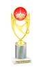 Crown theme trophy.   Great for your Pageants, contests, activities and more  Choice of color and trophy height. 