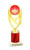 Crown theme trophy.   Great for your Pageants, contests, activities and more  Choice of color and trophy height. 