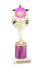 Crown theme trophy.   Great for your Pageants, contests, activities and more  Choice of color and trophy height. 
