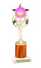 Crown theme trophy.   Great for your Pageants, contests, activities and more  Choice of color and trophy height. 