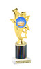 Crown theme trophy.   Great for your Pageants, contests, activities and more  Choice of color and trophy height. 