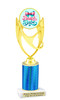 Beach theme trophy.   Great for your Pageants, contests, activities and more  Choice of color and trophy height. 