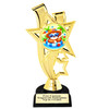 Summer theme trophy.  6" to 8" tall with choice of base. Great for your Pageants, contests, activities and more