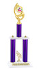 Summer theme trophy for your pageants, contests and events.  Numerous trophy heights available.  Choice of column color .  Trophy heights starts at 14" tall.