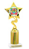 Flip Flop theme trophy.   Great for your Pageants, contests, activities and more  Choice of color and trophy height. 