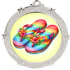Flip Flop theme medal available in gold, silver or bronze. Great for your Pageants, contests, activities and more