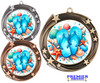 Flip Flop theme medal available in gold, silver or bronze. Great for your Pageants, contests, activities and more
