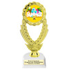 Summer theme trophy.  6" to 8" tall with choice of base. Great for your Pageants, contests, activities and more