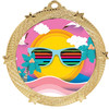 Summer theme medal available in gold, silver or bronze. Great for your Pageants, contests, activities and more
