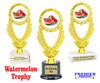 Watermelon trophy. 6" - 8" tall.  Great for your Watermelon Festival events,  baking, cookies, dessert competitions,  and more. 