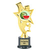 Watermelon trophy. 6" - 8" tall.  Great for your Watermelon Festival events,  baking, cookies, dessert competitions,  and more. 